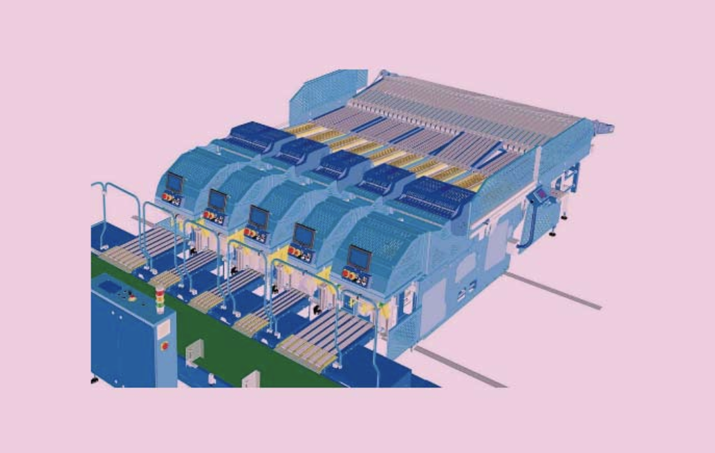 Parc machines — ligne de repassage industrielle